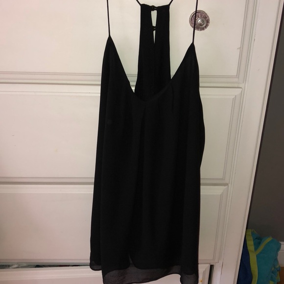 Naked Zebra Tops - Naked Zebra black tank top WRON ONCE